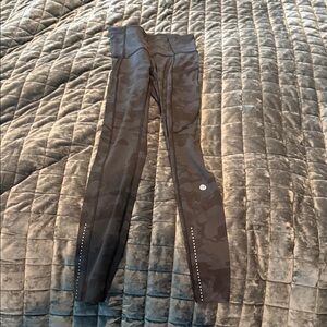 lululemon athletica Camo Black Leggings